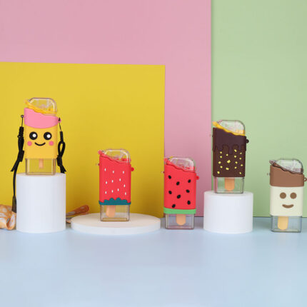 Cartoon Ice Cream Water Bottle