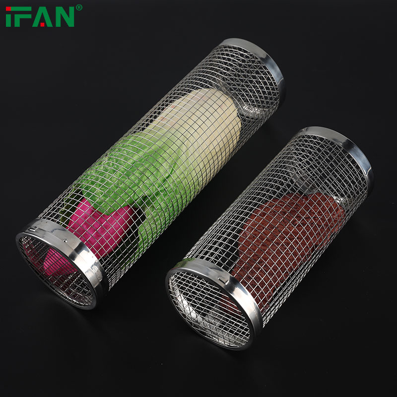 rolling grilling basket