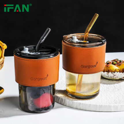 Coffee Glasses with Sleeves