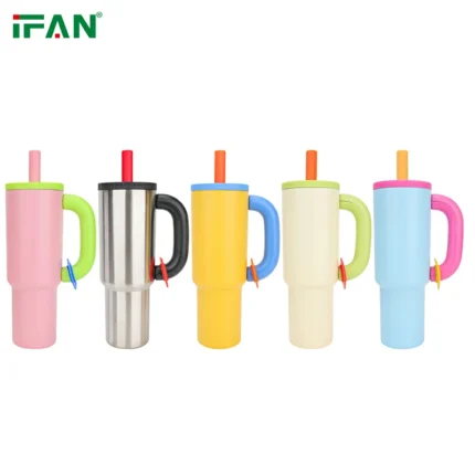 40oz tumbler with handle